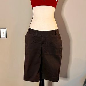 Vintage Y2K era Messimo Stretch Bermuda Cargo Shorts - Dark Brown Size 8